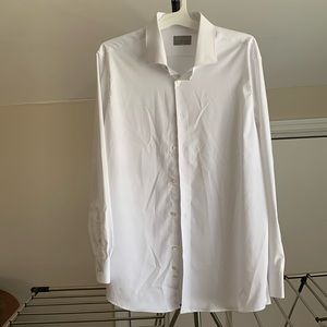 PERRY ELLIS PORTFOLIO TECH+SHIRT SLIM FIT COLLARED BUTTON DOWN - 16 1/2 34/35